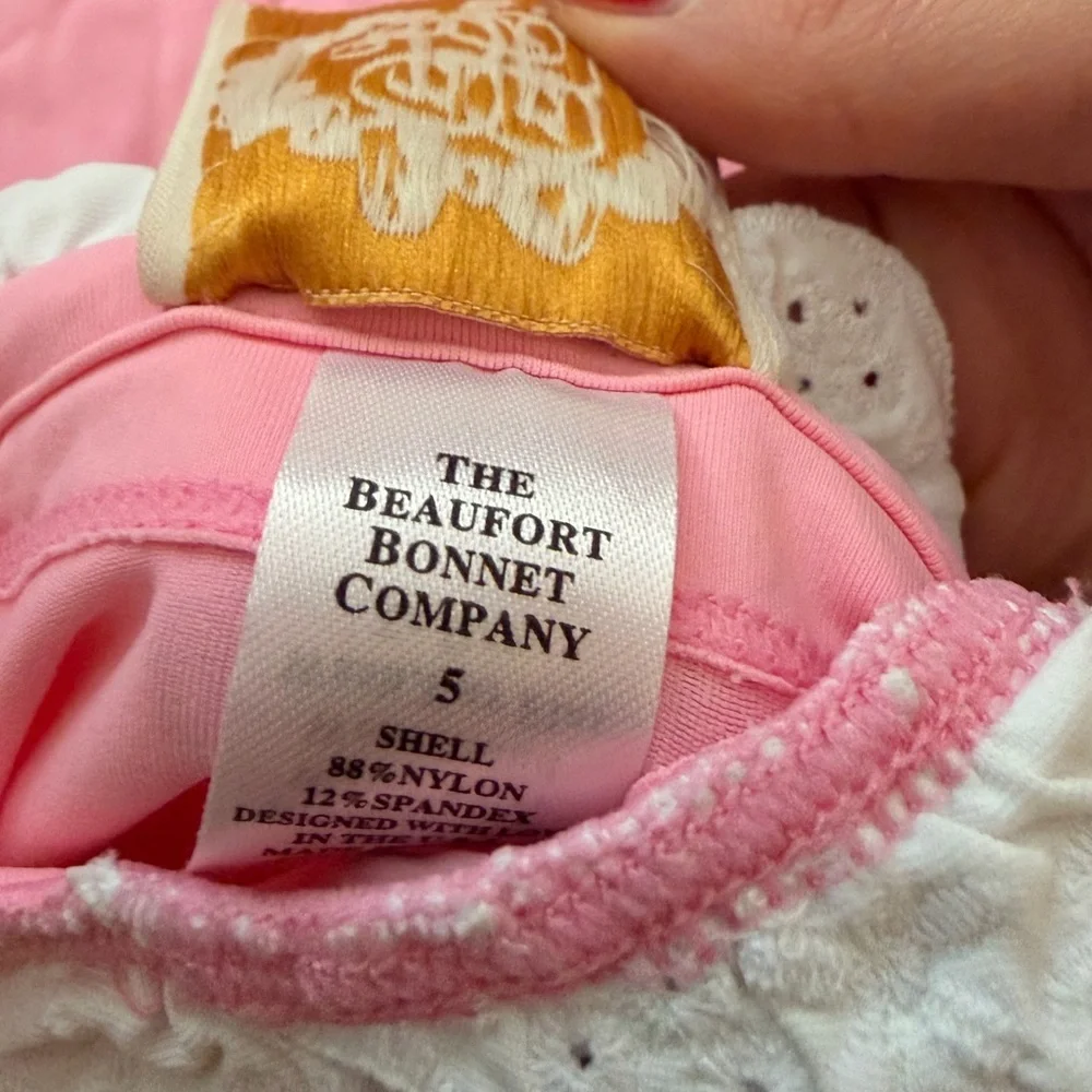 The Beaufort Bonnet Company-NWOT- Girls Swim Shirt Size 5 - Picture 2 of 4